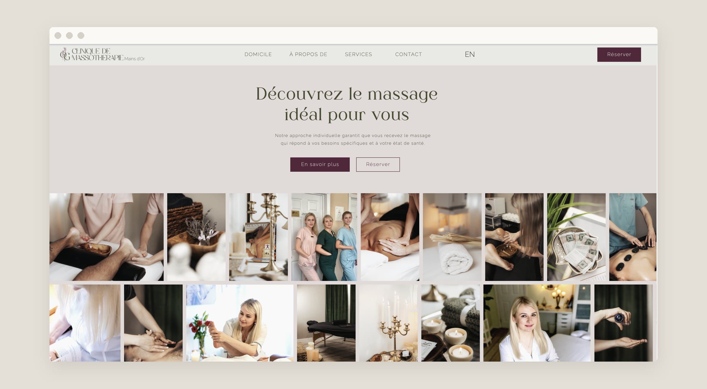 Hands of Gold website